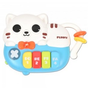 오즈토이 아동용 고양이 멜로디 피아노 장난감 파랑 5 bes*96713mH, 1개
