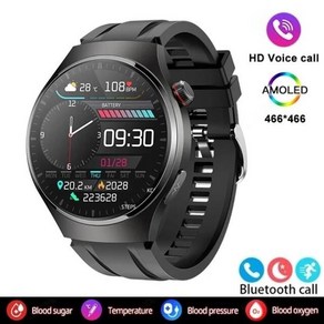 샤오미 미지아 ECG + PPG 블루투스 통화 스마트 워치 남성 심박수 건강 모니터링 AMOLED HD 스크린 GT4, 1개