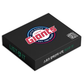 SCC 야구 KBO 랜덤 박스 11+1장 기아 엘지 삼성 팀 카드, 롯데 자이언츠, 1개