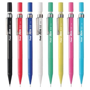 펜텔 아인 샤프 0.5mm 8colo A125A, 스카이 블루, 스카이 블루