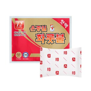 온종일 화롯불 일반형 핫팩 80g 손난로, 40개