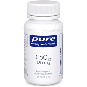 퓨어 인캡슐레이션 코큐텐 CoQ10 120mg 캡슐 30개 코엔자임, 1개, 30정