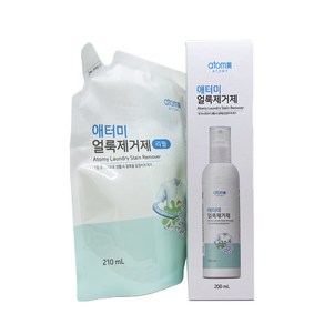 애터미 얼룩제거제 200ml + 리필210ml, 얼룩제거제 200ml 리필 210ml, 1개