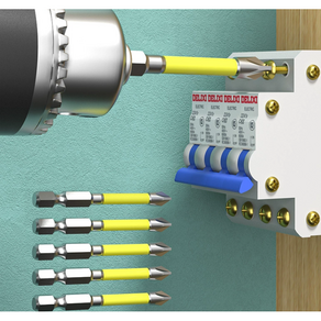 전동드릴 자석 드라이버 자화기 차단기 비트, 65MM 5개 세트, 1세트