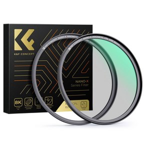 K&F CONCEPT NANO-X-CPL 마그네틱 필터 세트, 52mm, 1개