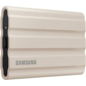 SAMSUNG T7 Shield 4TB 휴대용 SSD 1050MBs Rugged Wate Dust Resistant 컨텐츠 제작자용 Black, Beige _2 TB