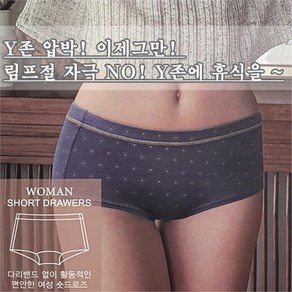 제이투와이 블라디 여자숏드로즈 5매 면 네모팬티