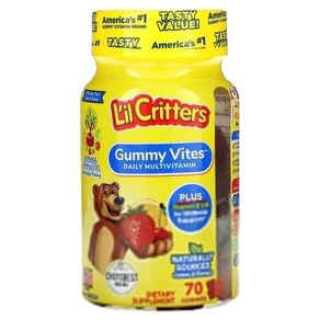 릴크리터스 L'il Critters 구미 바이트 완전 종합 비타민(Gummy Vites Complete Multivitamin)