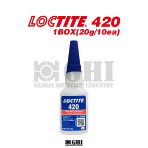 헨켈 HENKEL 록타이트 LOCTITE 420 1BOX (20g x 10EA) 순간접착제, 10개