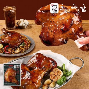 오빠닭 오븐바베큐 통다리 마늘간장맛, 13개, 190g