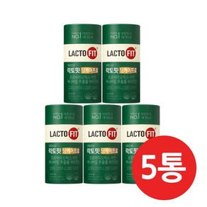 종근당건강 락토핏 당케어 프로 2g x 30포 x 5통, 60g, 5개