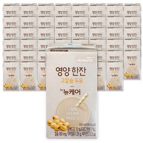 대상 뉴케어 고칼슘두유 150ml x 48팩 비타민 미네랄영양식, 48개