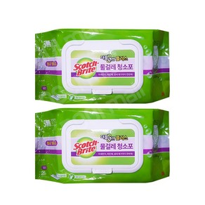 3M 더블액션 물걸레 청소포 표준형 20매x2개, 2개