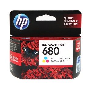 HP No.680 F6V27AA 검정 F6V26AA 칼라 정품잉크