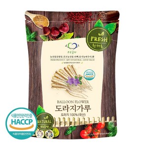 푸른들판 국산 도라지 분말 500g 가루 100% 길경 뿌리 차 파우더, 1개