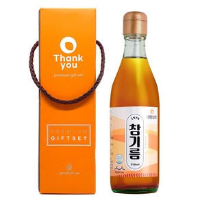 50년전통대현상회 저온압착 참기름 350ml 선물포장, 1개