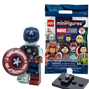 레고 LEGO 레고 미니 피겨 마블 스튜디오 좀비 캡틴 아메리카 Zombie Captain America [71031-9]