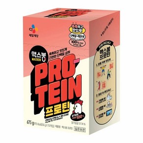 CJ 제일제당 맥스봉 프로틴 (45g x 15EA), 675g, 4개