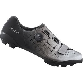 SHIMANO (SHIMANO) RX8 실버 42.0 (26.5cm) (SH-RX801) 그래블 어드벤처 SPD 슈즈, 1개