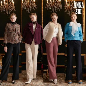 [안나수이] (ANNA SUI) 와이드 캐시미어 울 블랜딩 팬츠 1종