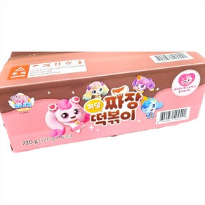 캐치티니핑 저당 짜장 떡볶이 120G, 6개