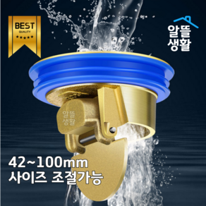 알뜰생활 하수구 트랩 벌레 냄새 악취 차단, 1개