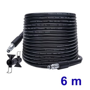 고압 물 청소 호스 파이프 압력 와셔 6 10 15 m AR Michelin Black & Decke Mta MAC ste Stanley, 01 6 m