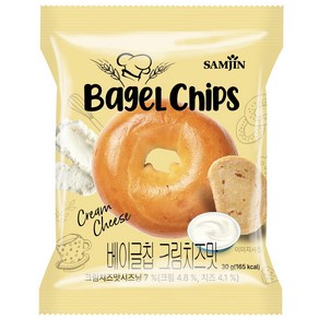 삼진 베이글칩 크림치즈맛, 10개, 30g