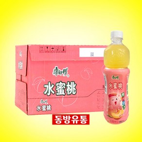 동방유통 중국음료 캉스푸 복숭아 음료 500ml 1박스