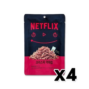 넷플릭스 크리스피먹태칩 술안주간식 37g x 4개