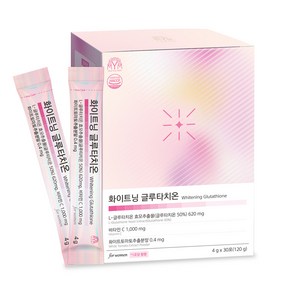 [MYM] 화이트닝 글루타치온 순도 50% 글루타티온 30포, 1박스, 120g