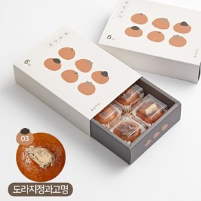 조은나래 개성주악 도라지정과고명, 33g, 6개