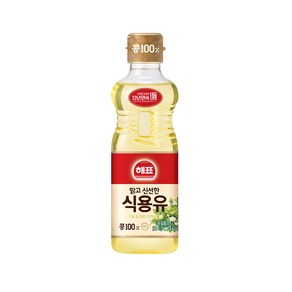 해표 식용유, 500ml, 2개