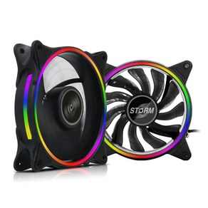 [AONE] RGB RING FAN 120 [시스템쿨러/120mm], 1개