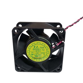 YL-FAN 12V 0.50A 쿨링팬 냉각팬 60x25mm D60BV-12