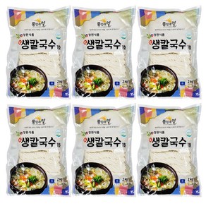 생칼국수면 2kg x 6개 (200g x 60개 / 60인분) 업소용 대용량 생면