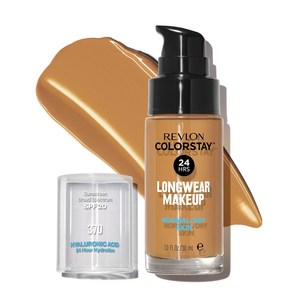 Revlon Liquid Foundation ColoStay Face Makeup fo Revlon 리퀴드 파운데이션 일반 및 건성 피부용 ColoStay 페이스 메이크업, 1개, 기타