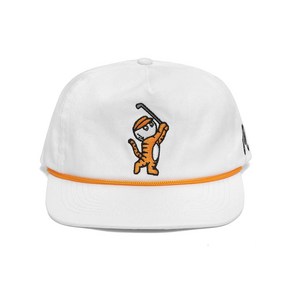 말본 타이거 버킷 스냅백 화이트 MALBON Tiger Buckets Snapback M-7887-WHITE