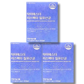 닥터에스더 리스펙타 질유산균, 30정, 3박스