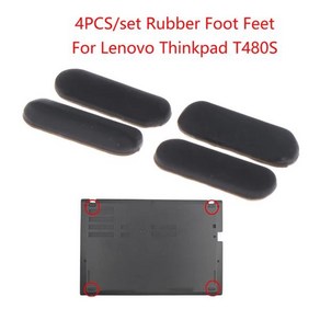 레노버 씽크패드 하단 베이스 커버 교체용 고무 발 패드 T480S 세트당 4 개, [02] 1.5cmx0.5cm, 4개