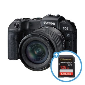 캐논코리아 정품 EOS RP 24-105 4-7.1 IS STM KIT + 샌디스크 익스트림 프로 SDXC 128GB