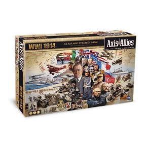 Renegade Game Studios: Axis & Allies: WWI 1914 - 2-8명의 플레이어를 위한 전략 전쟁 보드 게임 강렬한 전략 게임 플레이 플레이 시간 4