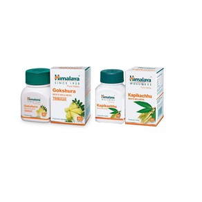 Combo Pack of Himalaya Kapikachhu 60 Tablets and Gokshua 60 Tablets, 1개, 60정