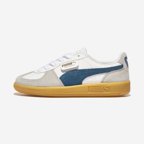 푸마 팔레르모 레더 - PUMA White-Blue Hoizon-Gum 851624