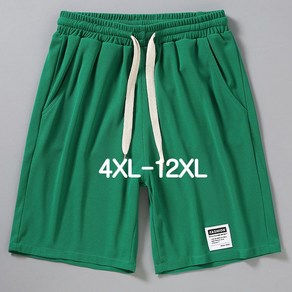 남자 빅사이즈 반바지 4XL-12XL 5부 캐쥬얼 남성 여름 밴딩 스포츠 편한 반바지