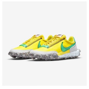 나이키 헬리오스 옐로 여성 스파이크리스 골프화 Nike Waffle Race Cate yellow/geen