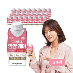 그린비아 영양케어 구수한맛 완전균형영양식, 24개, 200ml