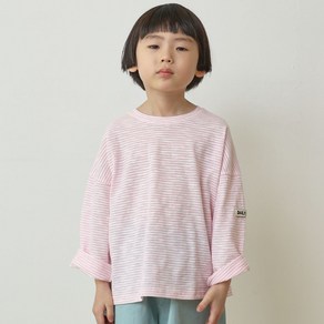 [베몽] 버드 린넨 스트라이프 티셔츠 [6컬러] 유아 아동 키즈 봄 티 긴팔 시원한 새 일러스트 면 편한 스판 2세 3세 4세 5세 귀여운 어린이집 유치원 등원룩 베몽 칠부