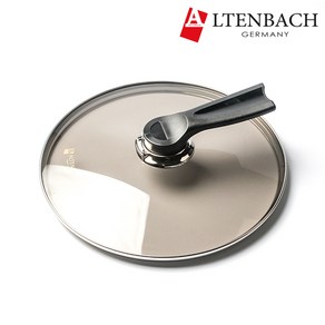 ALTENBACH 알텐바흐 통5중 스텐 인덕션 프라이팬 엑스칼리버 코팅, 알텐바흐26cm전면유리 뚜껑, 1개