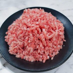 [바라던] 한돈 돼지고기 다짐육 1kg 대용량 한돈 뒷다리살 후지 돈민찌 식당용, 바라던 돼지고기 다짐육 1kg, 1개